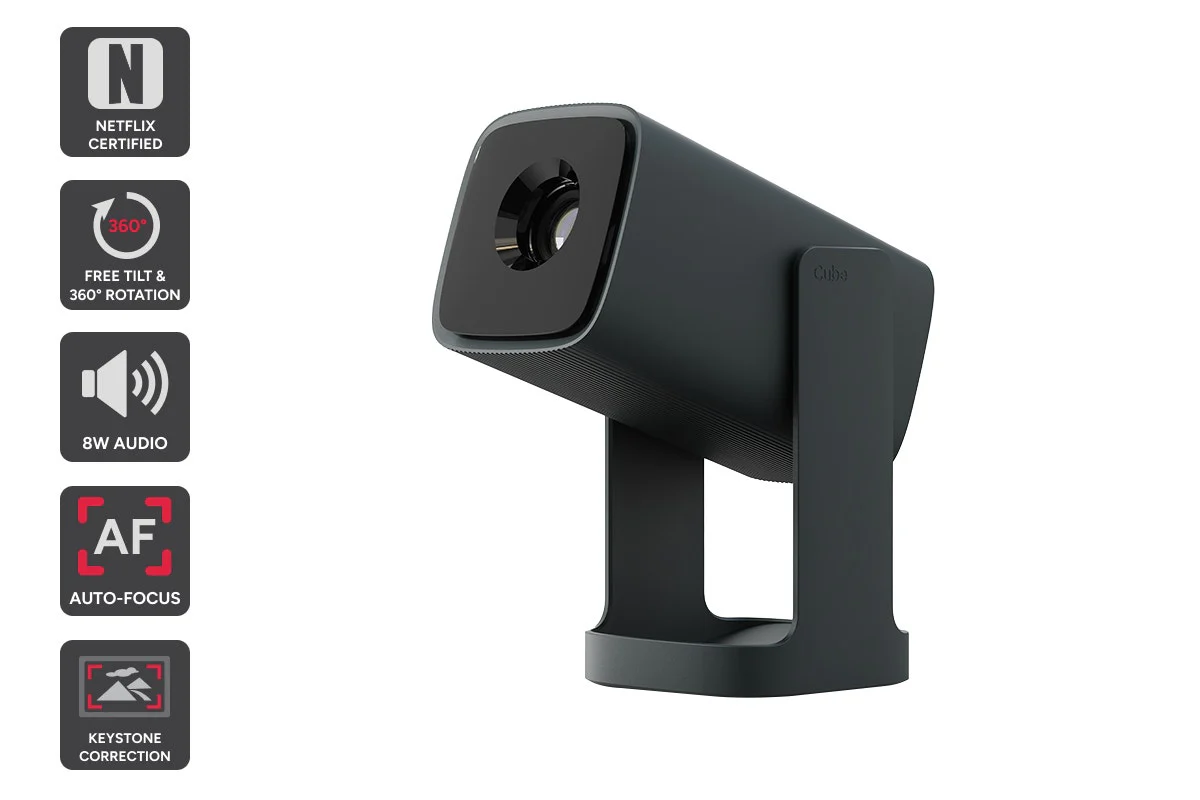 Wanbo Cube 1 HD Smart Projector Deep Green Android TV 11