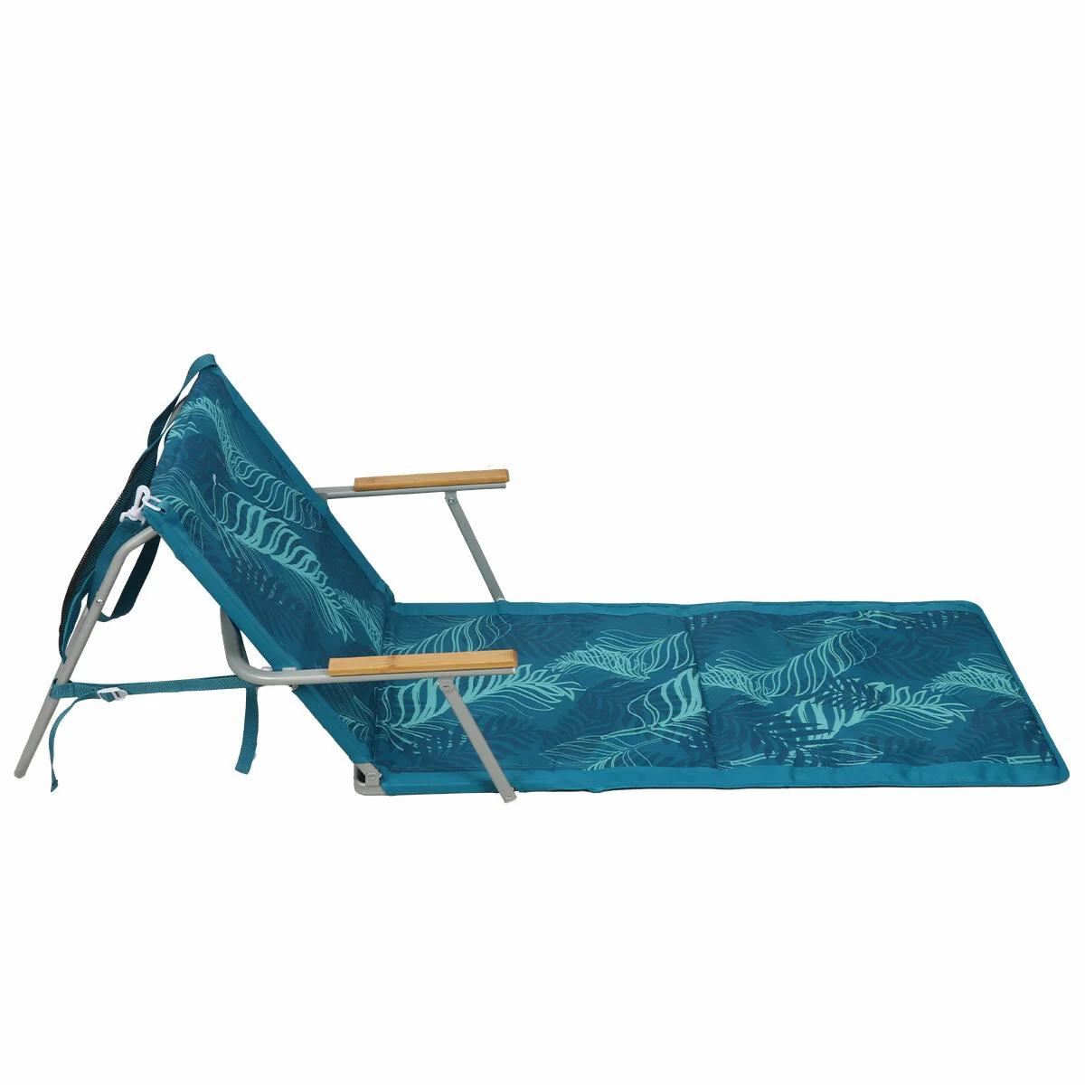 Waters Edge Beach Lounger Portable 102kg Capacity FC-080 Steel Poly Fabric - Image 2