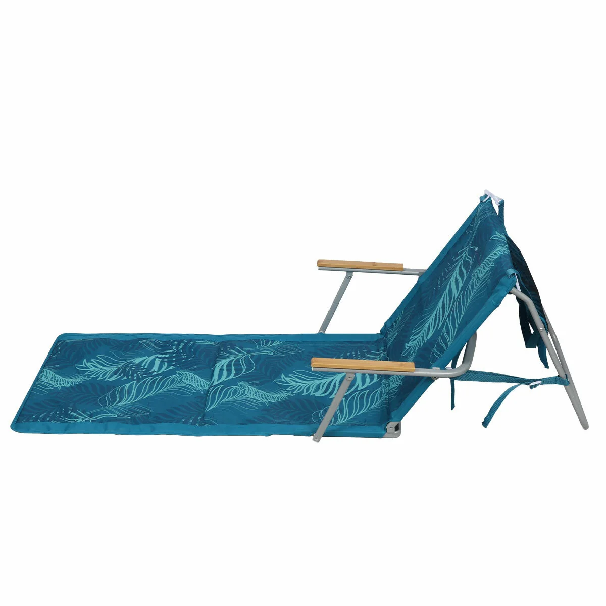 Waters Edge Beach Lounger Portable 102kg Capacity FC-080 Steel Poly Fabric - Image 3