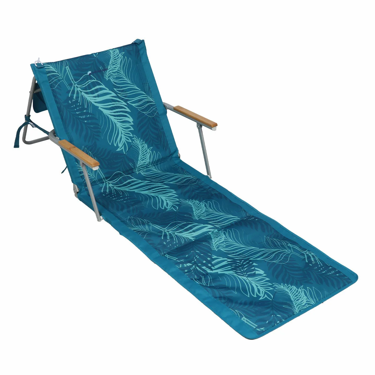 Waters Edge Beach Lounger Portable 102kg Capacity FC-080 Steel Poly Fabric - Image 4