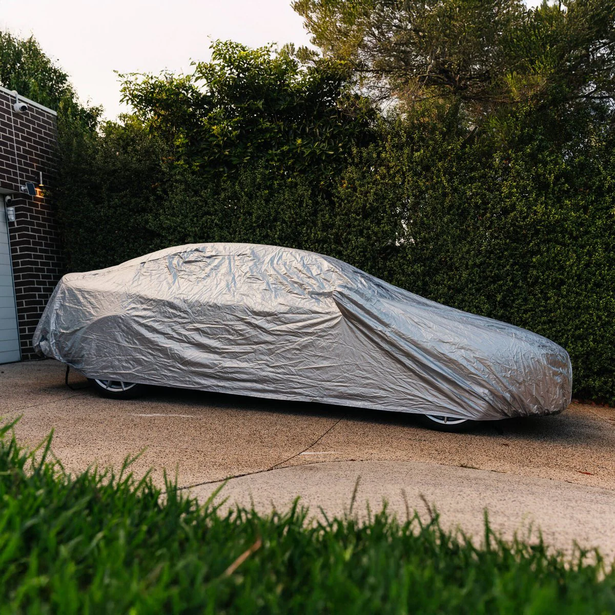 Weathershield Outdoor Sedan Car Cover - 1500mm x 4900mm - Silver - Weather-Resistant - Image 5