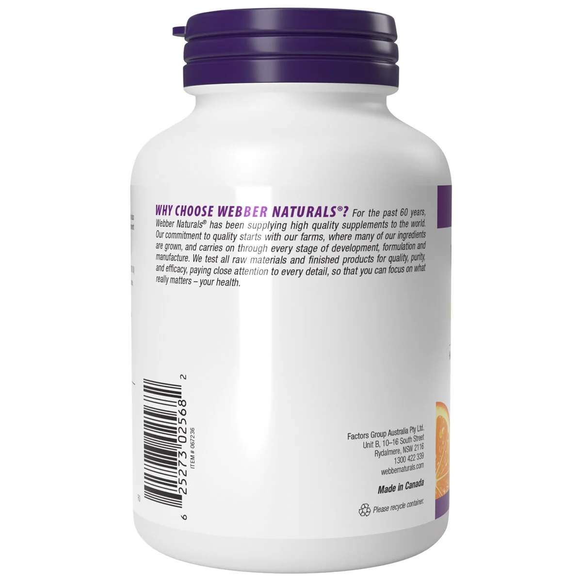 Webber Naturals Chewable Vitamin D3 1000IU 350 Tablets Orange Flavoured - Image 3
