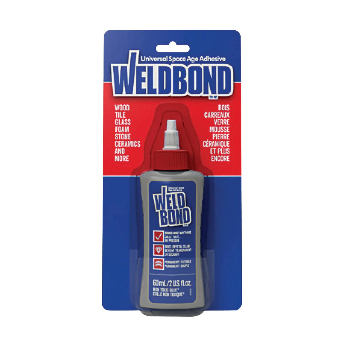 Weldbond Universal Adhesive 60ml Clear Flexible Bonding Agent