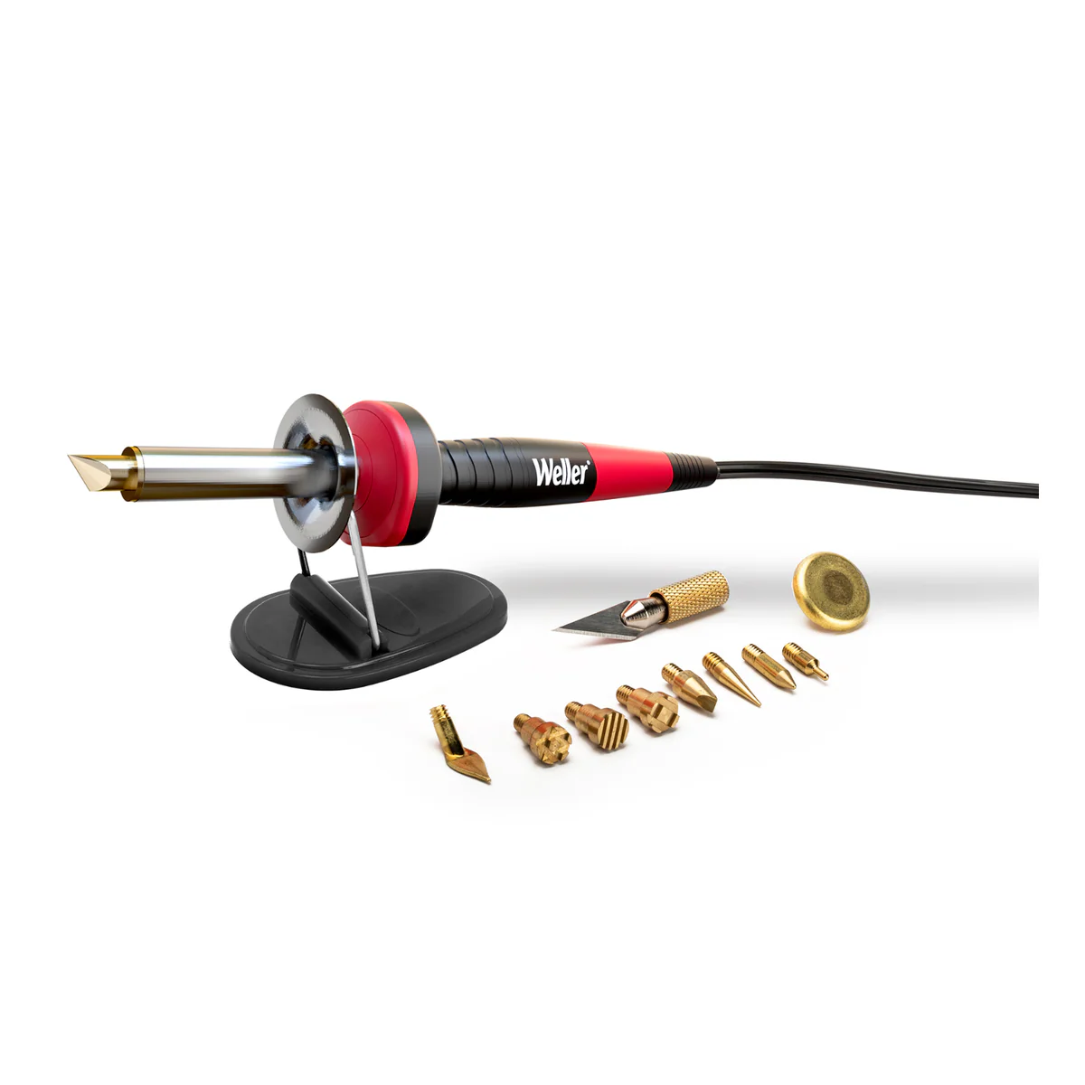 Weller 240V 25W Wood Burning Kit - 15 Piece Set - Interchangeable Tips