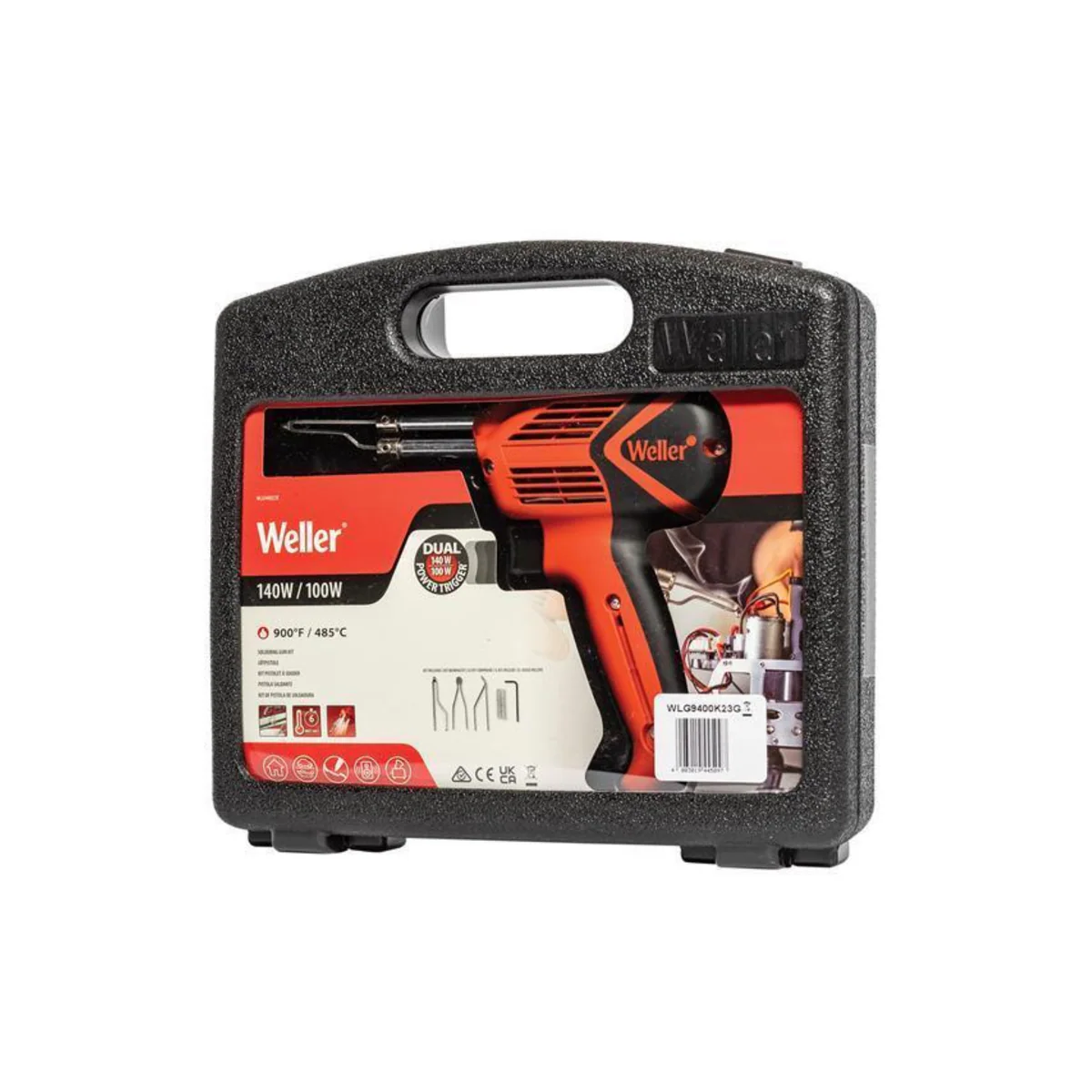 Weller Soldering Gun Kit 230V 140W 100W - Interchangeable Tips - 6s Heat-Up - Image 5