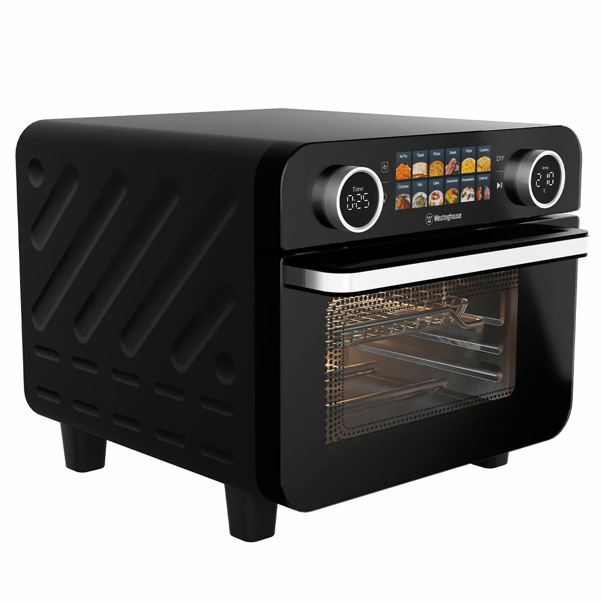 Westinghouse Benchtop Oven 25L Black WHOV03K Digital Air Fryer 2200W - Image 2