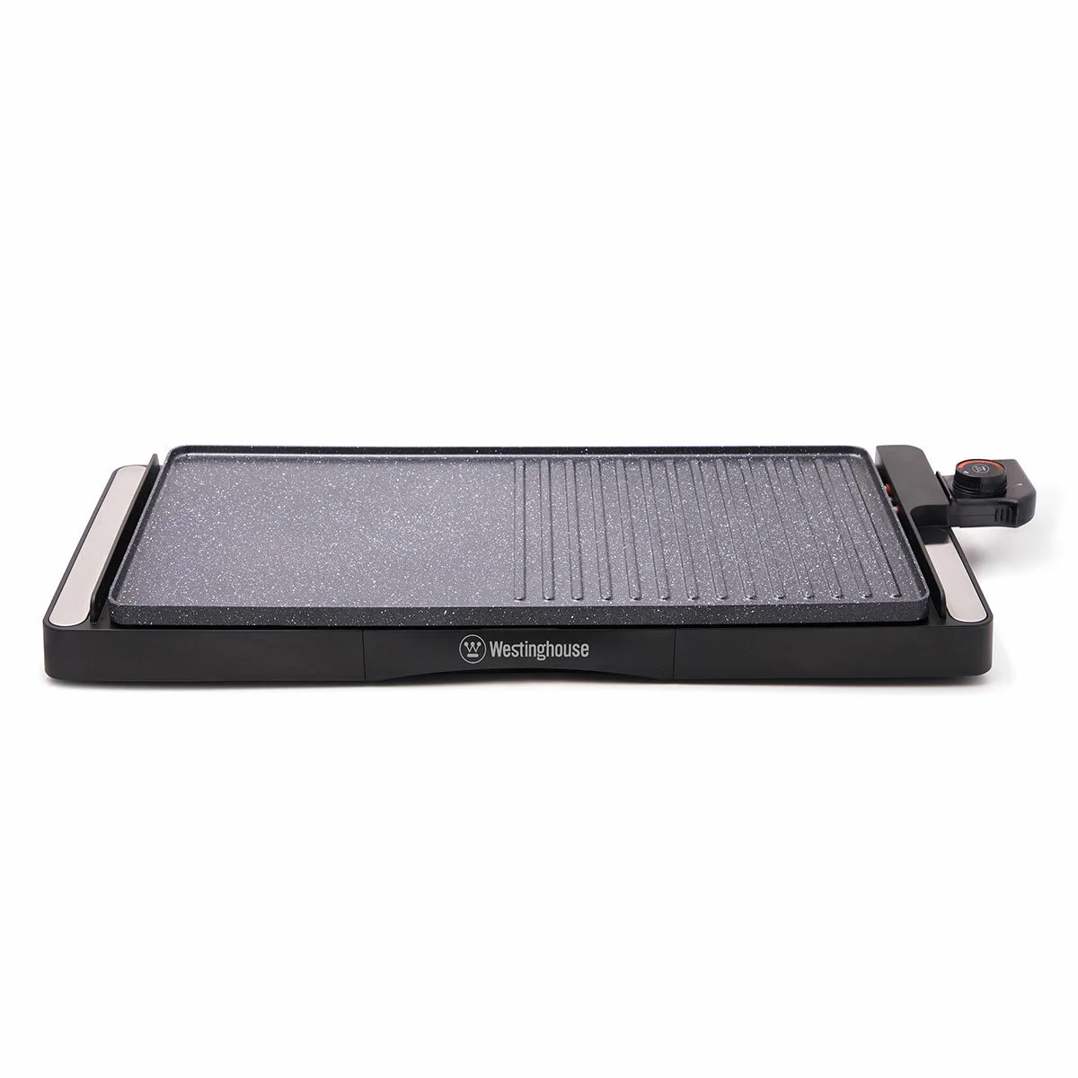 Westinghouse Compact Electric Grill Non-Stick WHEG01K Black Stone Finish - Image 3