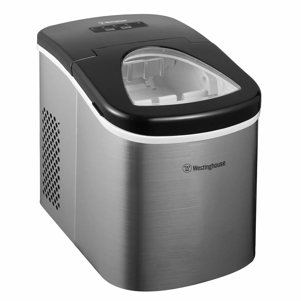 Westinghouse Compact Ice Maker 12kg Capacity WHIM01SS Stainless 120W - Image 2