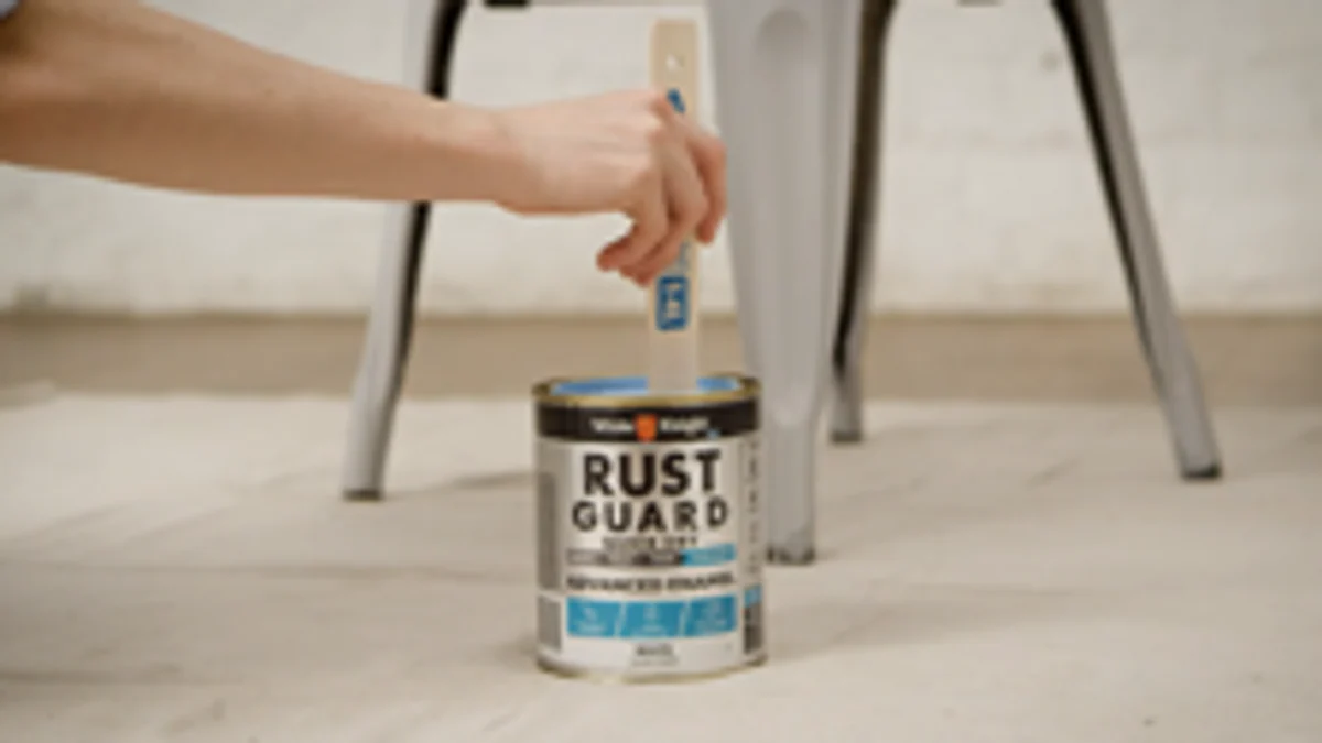 White Knight Rust Guard 1L Gunmetal Gloss Hammered Finish Paint - Rust Protection - Easy Application - Image 4