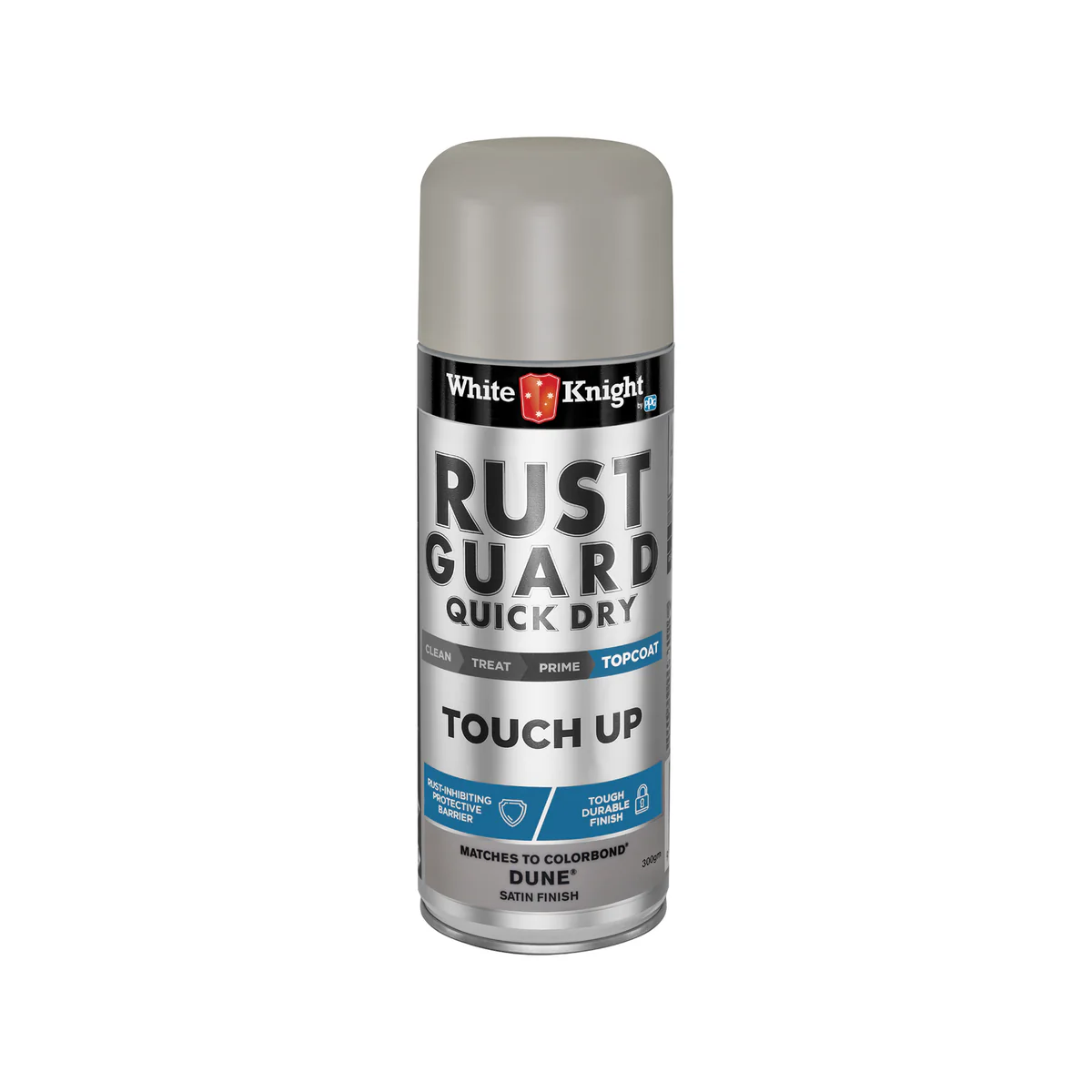White Knight Rust Guard 300g Dune Satin Touch Up Spray Paint