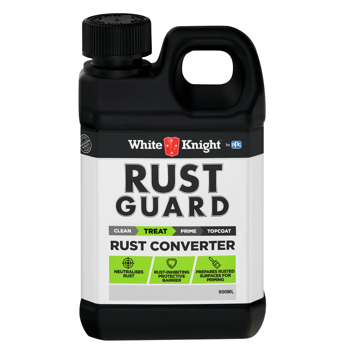 White Knight Rust Guard Rust Converter - 0.5L - 0.382kg - Neutralises Rust