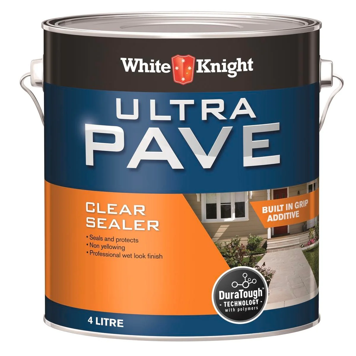 White Knight Ultra Pave Clear Sealer - 4L - Clear - Durable Acrylic Finish