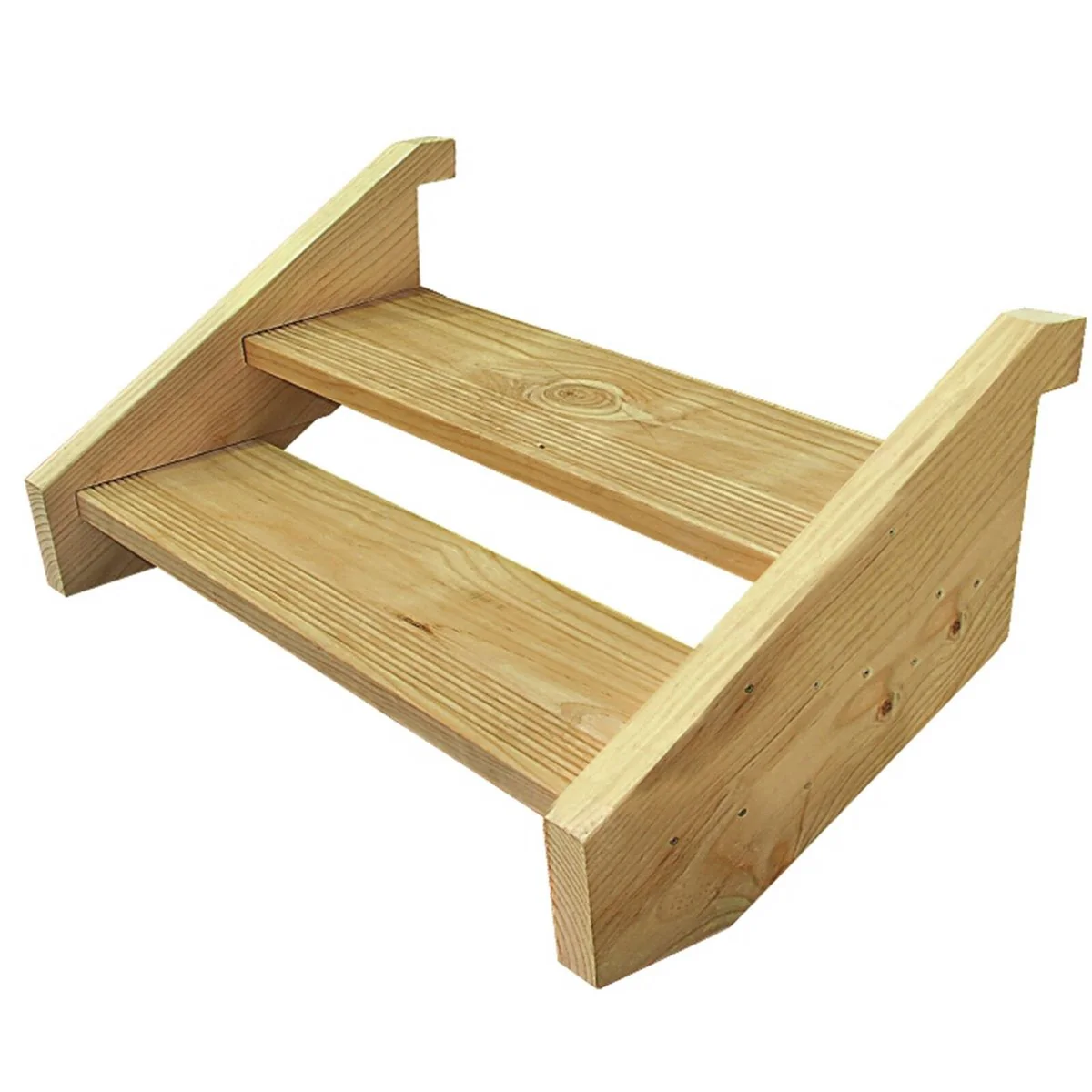 Wilmaplex Ezistep Stringers H3 Treated Pine 2 Tread Outdoor Steps