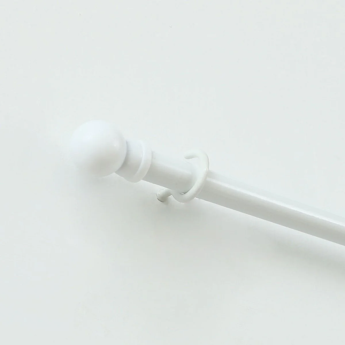 Windoware 16mm White Curtain Rod Cup Hooks - 5 Pack - Image 2