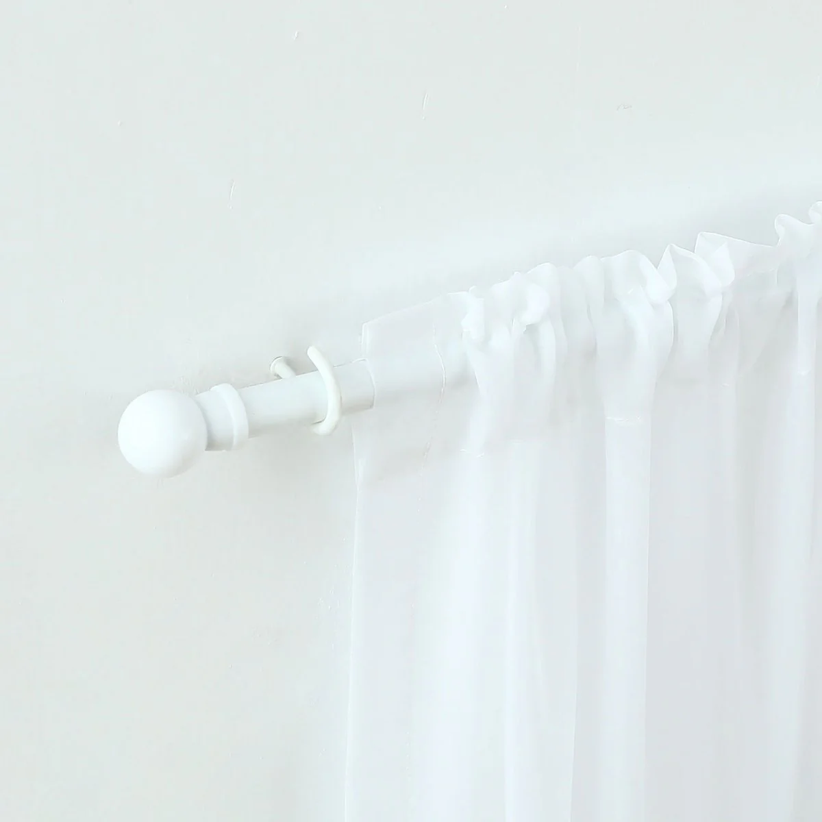Windoware 16mm White Curtain Rod Cup Hooks - 5 Pack - Image 3