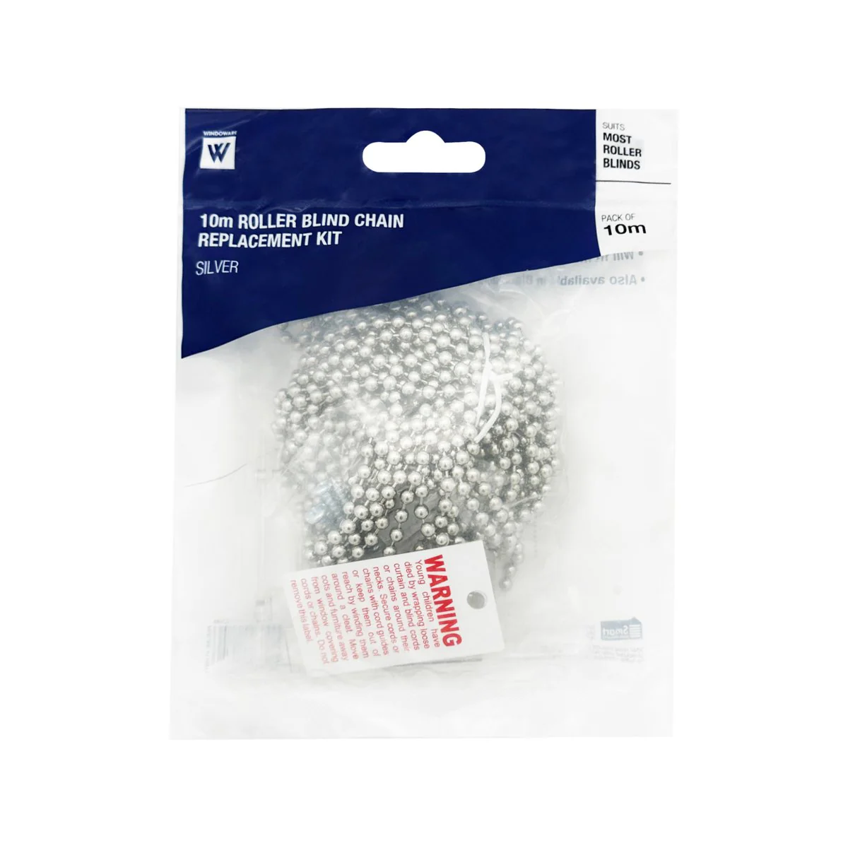 Windoware Metal Roller Blind Chain Replacement Kit - 10m - BC10 - Image 4
