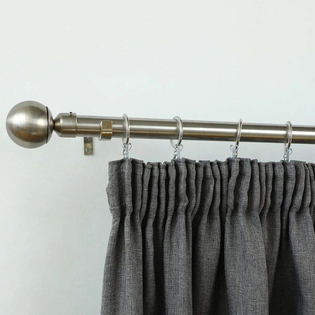 Windoware Slip in Curtain Hook - 13mm - Shiny Metal - Zinc - 14 Pack - Image 2