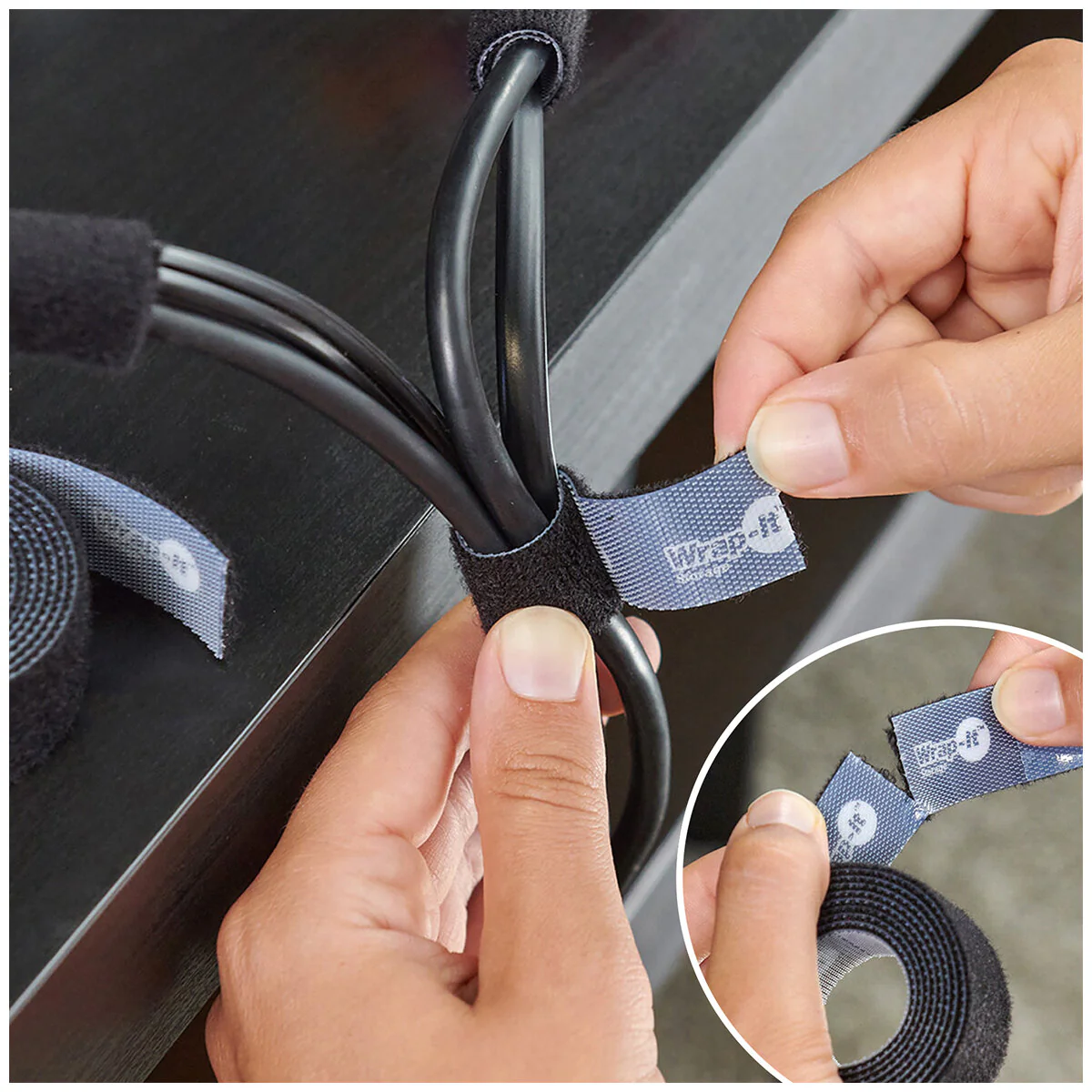 Wrap-It 75 Piece Cable Management Kit All-in-One 475-ULTCM-25 - Image 8