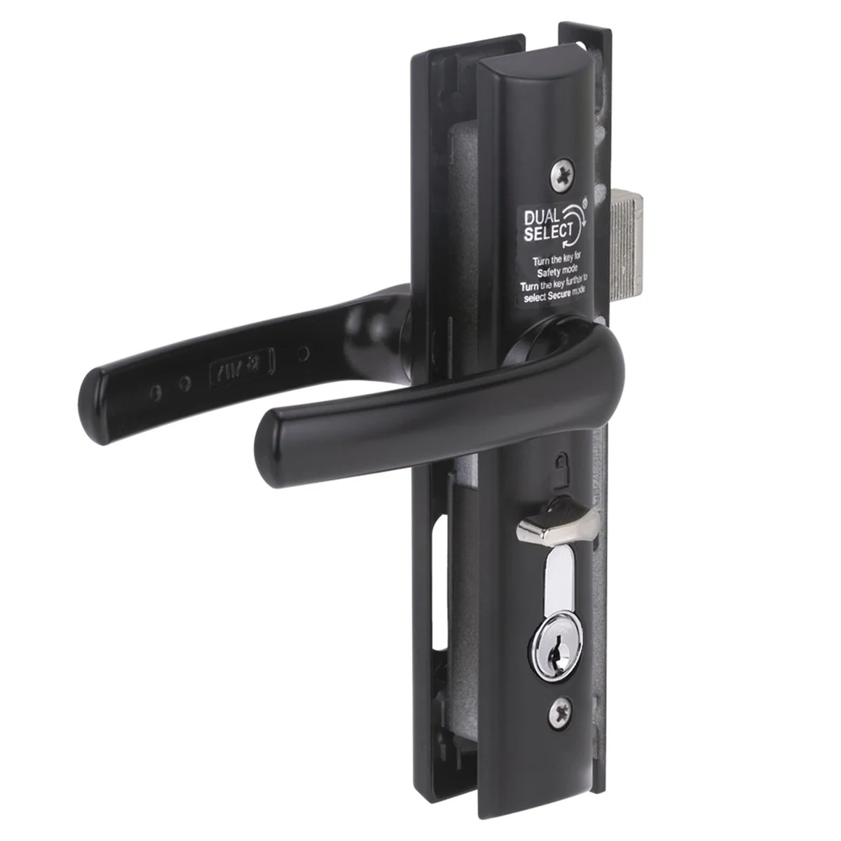 Yale Quattro Lock Screen Security Door - 145mm x 250mm x 75mm - Black - Image 2