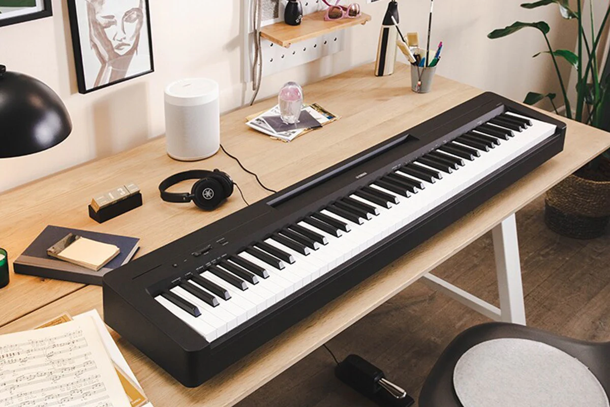 Yamaha P-143 Portable 88-Key Piano Keyboard with GHC Action - Black - Image 6