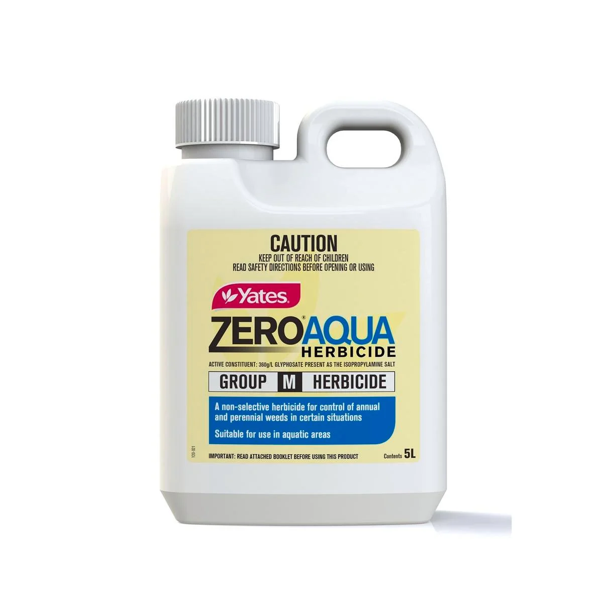 Yates 5L Zero Aqua Herbicide Concentrate - Liquid - Non-Selective - Effective
