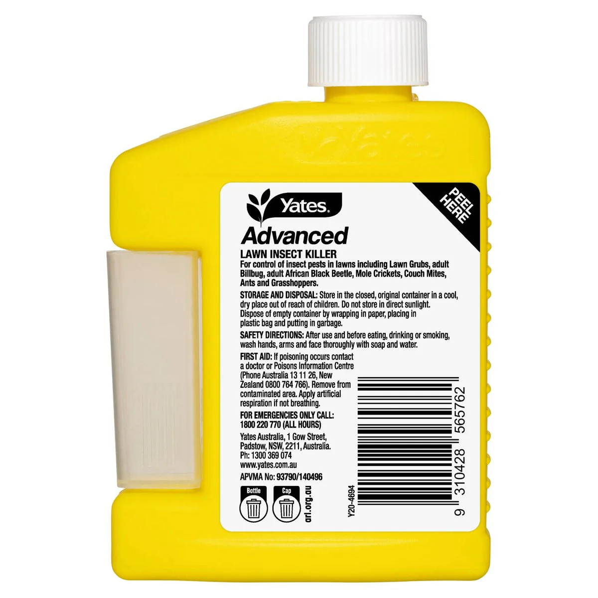 Yates Advanced Lawn Insect Killer 200ml - Controls Grubs, Ants, Grasshoppers - Image 2