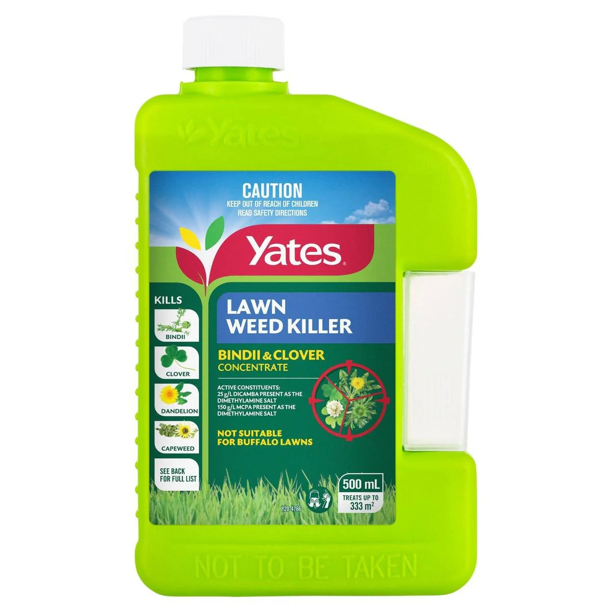 Yates Bindii and Clover Weedkiller - 500ml - Liquid - Broad Spectrum