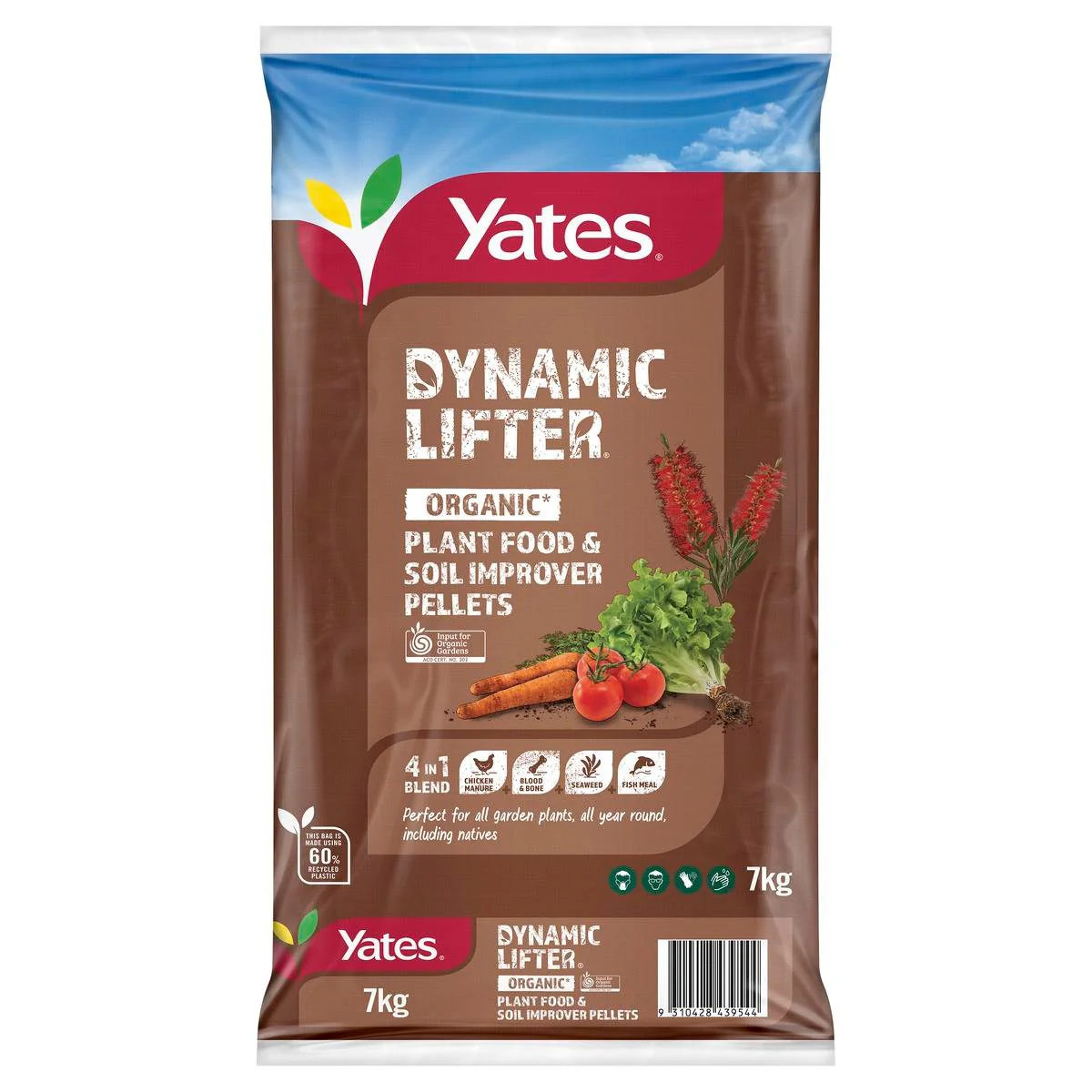 Yates Dynamic Lifter - 7kg - Organic Pellets - All Plants