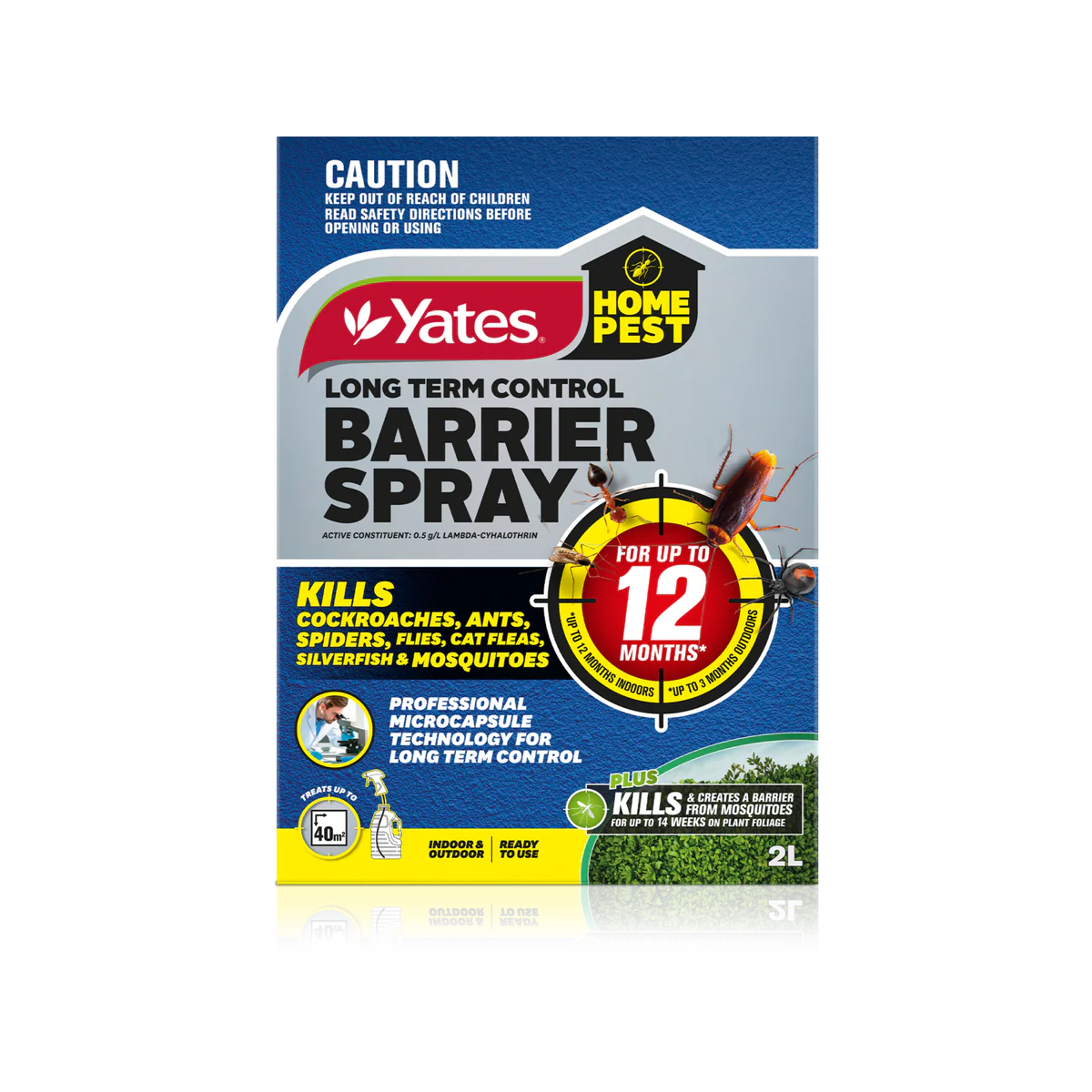Yates Home Pest Barrier Spray - 2L - Liquid - Long Lasting Control