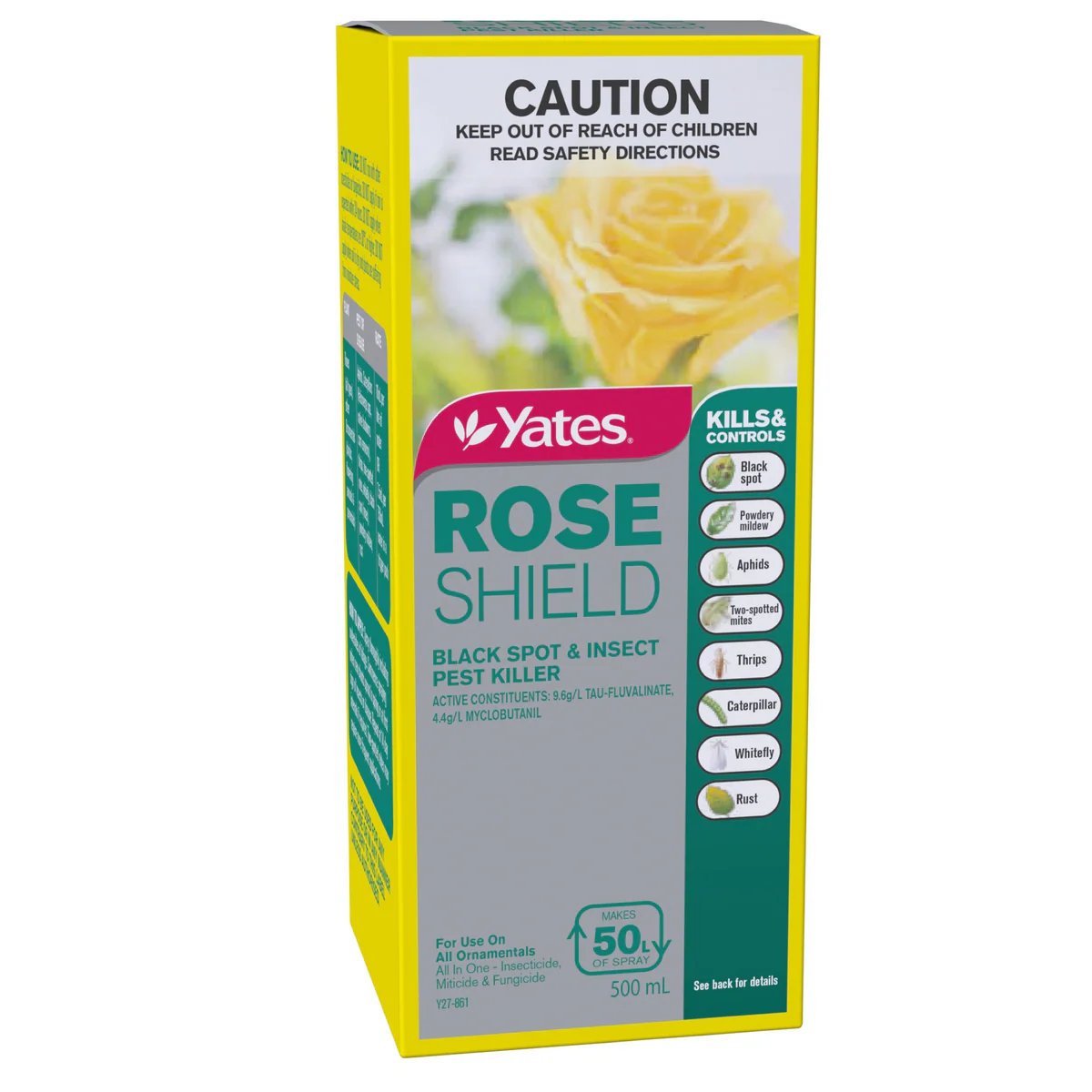 Yates Rose Shield 500ml Concentrate Insecticide Fungicide Miticide