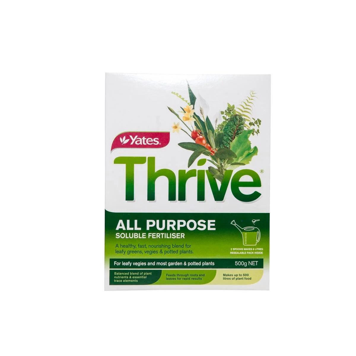 Yates Thrive All Purpose Soluble Plant Food 500g Fast Acting Fertiliser