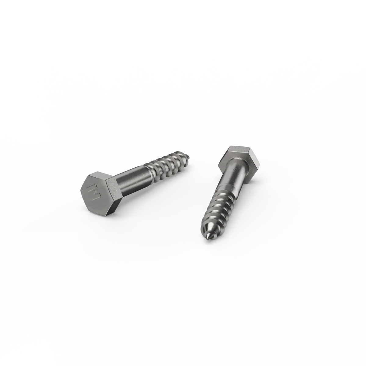 Zenith Coach Screws - M8 x 50mm - Stainless Steel 304 - Heavy Duty - 12 Pack - Image 2