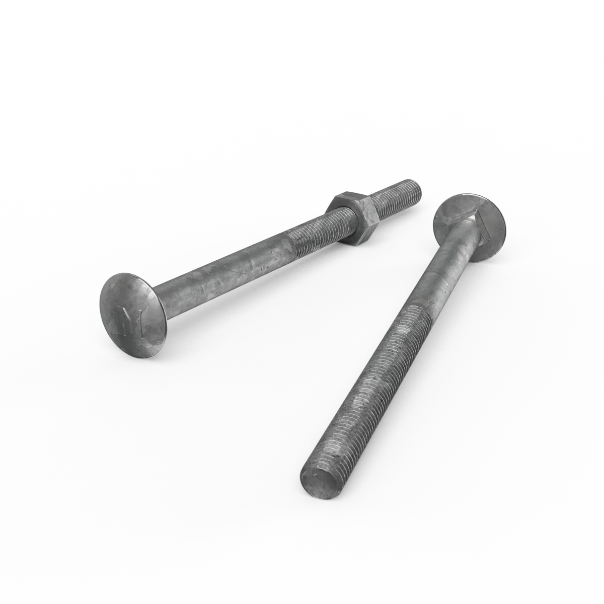 Zenith Cup Head Bolt - M10 x 150mm - Hot Dipped Galvanised - Rust Resistant