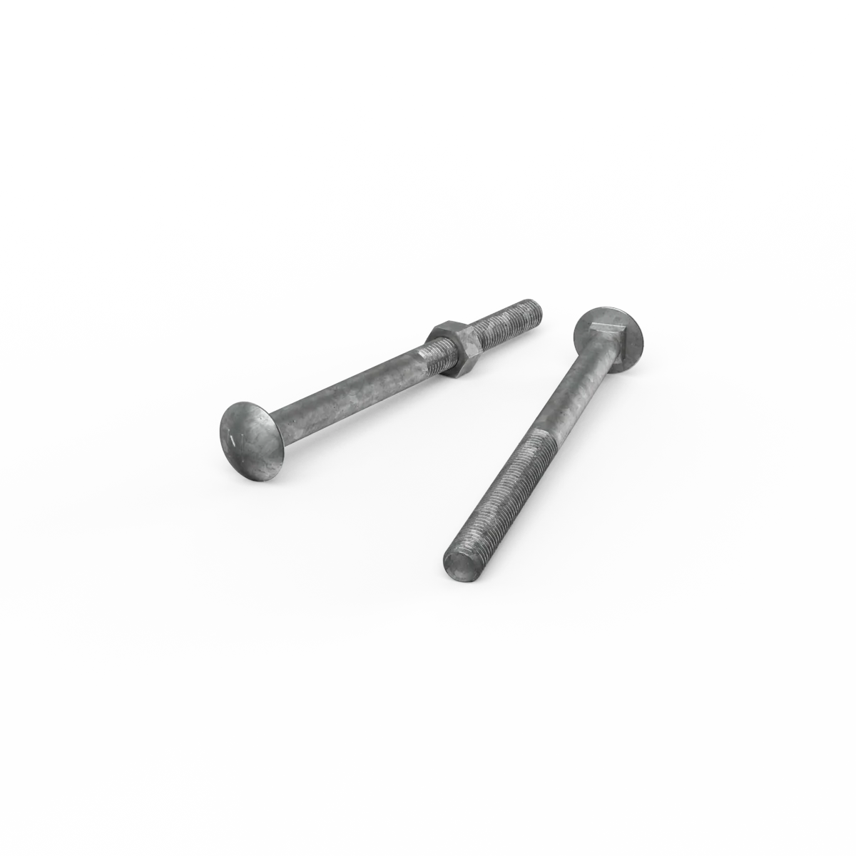 Zenith Cup Head Bolt - M12 x 170mm - Hot Dipped Galvanised - Rust Resistant