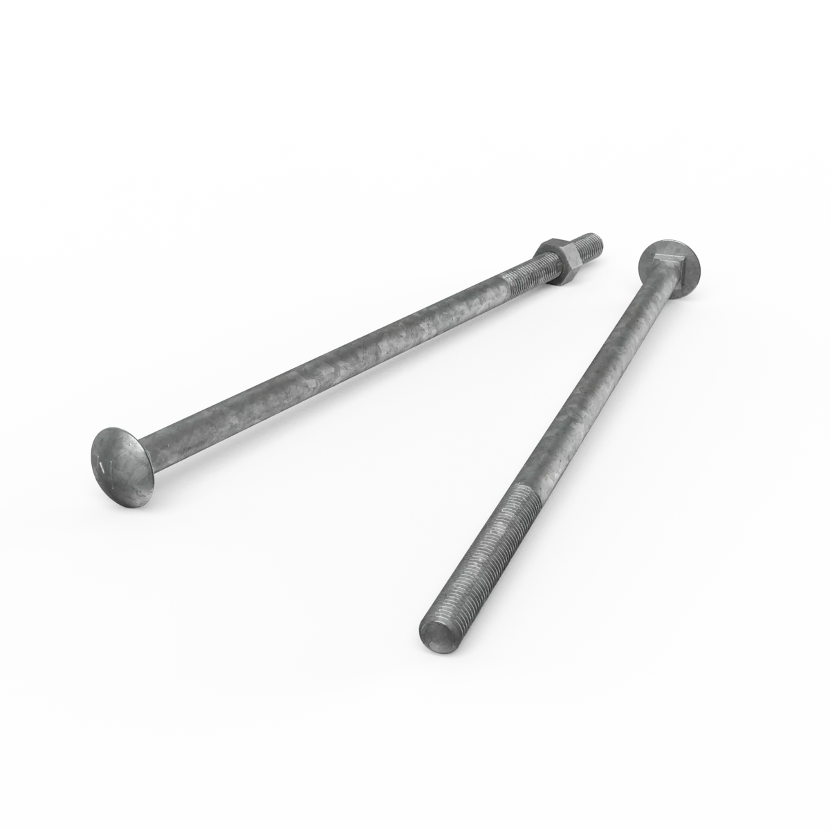 Zenith Cup Head Bolt - M12 x 300mm - Hot Dipped Galvanised - 12 Pack - Image 2