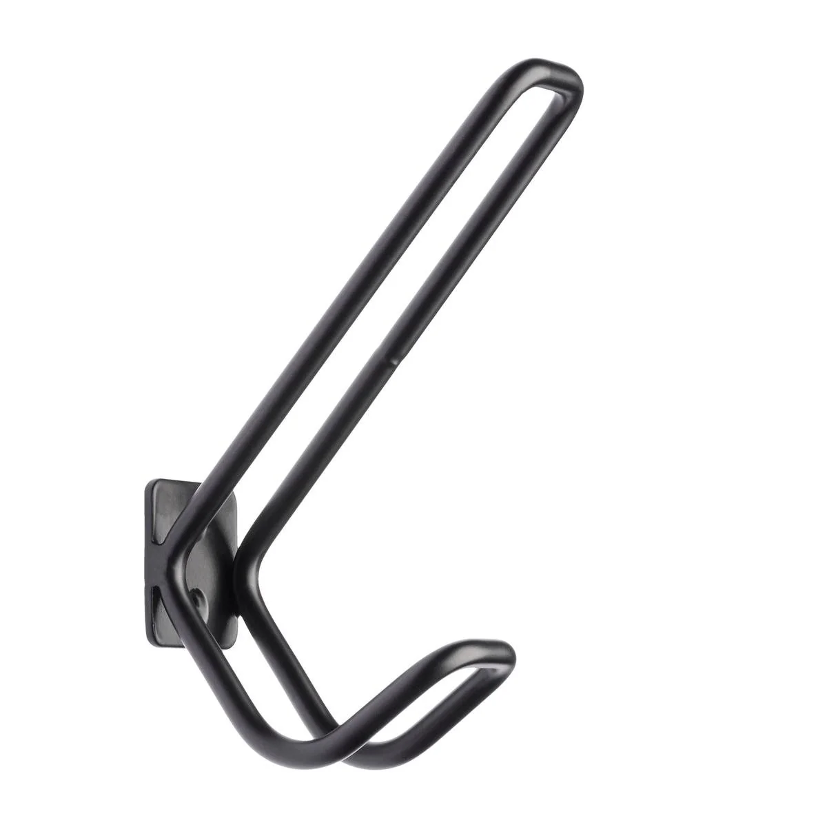 Zenith Hat and Coat Hook - 120mm x 60mm - Solid Brass - Matte Black