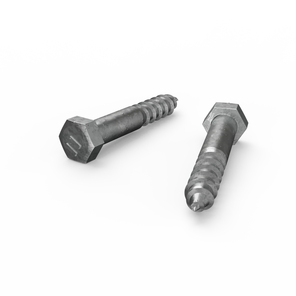 Zenith Hot Dip Galvanised Hex Head Coach Screws M12 x 75mm Heavy Duty
