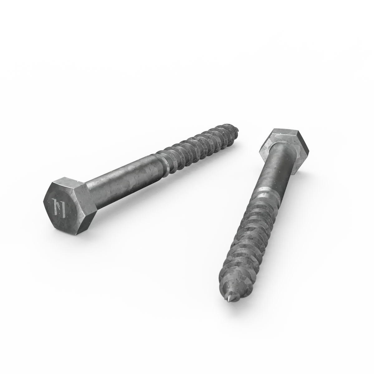 Zenith M10 Hex Head Coach Screws - 100mm - 25 Pack - Hot Dip Galvanised - Heavy-Duty - Image 2