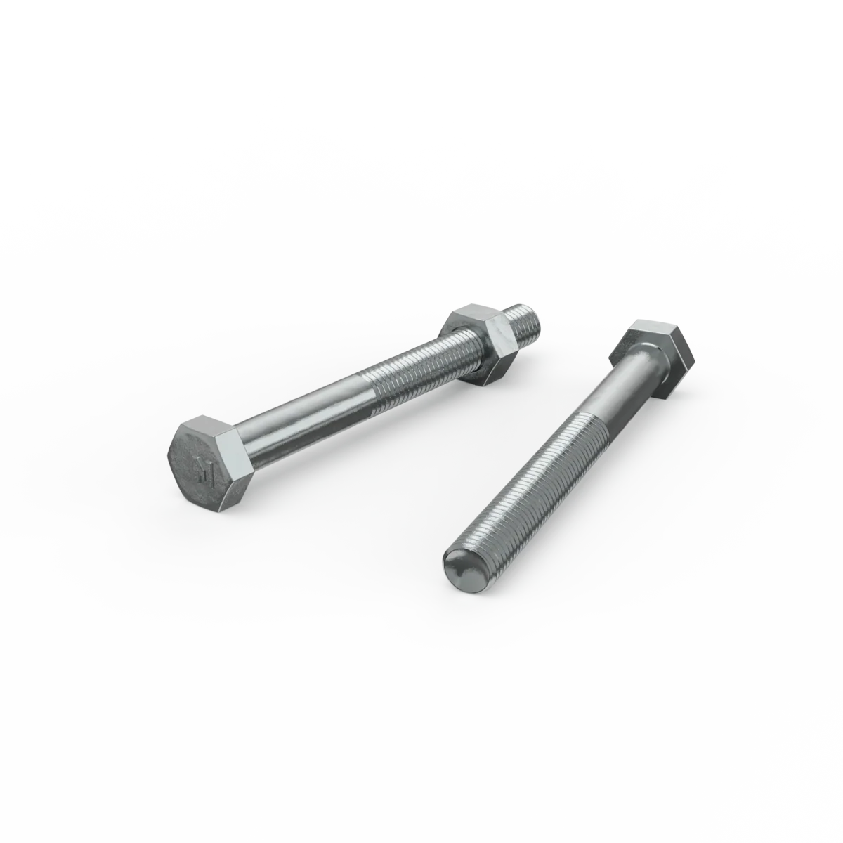 Zenith M10 x 100mm Zinc Plated Hex Head Bolts and Nuts 25 Pack - Durable Fastening Solutions - Image 2
