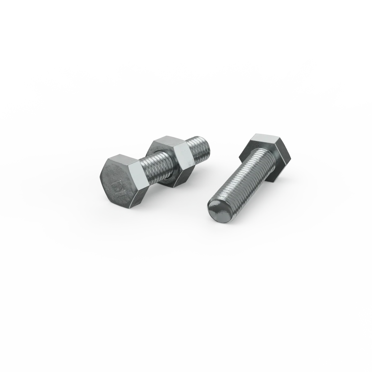 Zenith M10 x 40mm Zinc Plated Hex Head Bolts and Nuts 25 Pack - Durable Fastening Solutions - Image 2