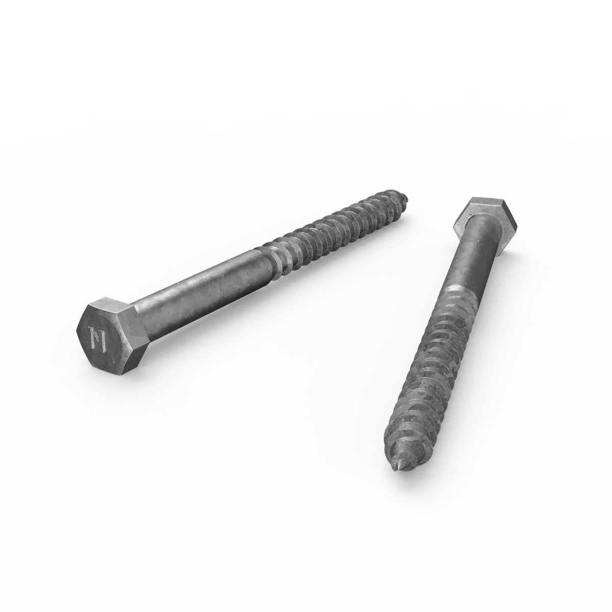 Zenith M12 Hex Head Coach Screws - 150mm - Hot Dip Galvanised - Heavy-Duty