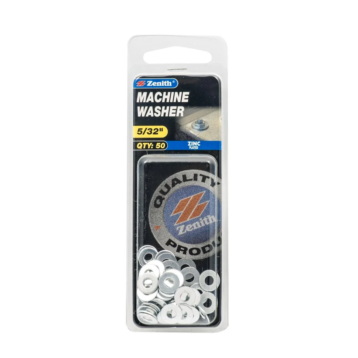 Zenith Machine Washer - 5/32 - 50 Pack - Zinc Plated - Internal Use