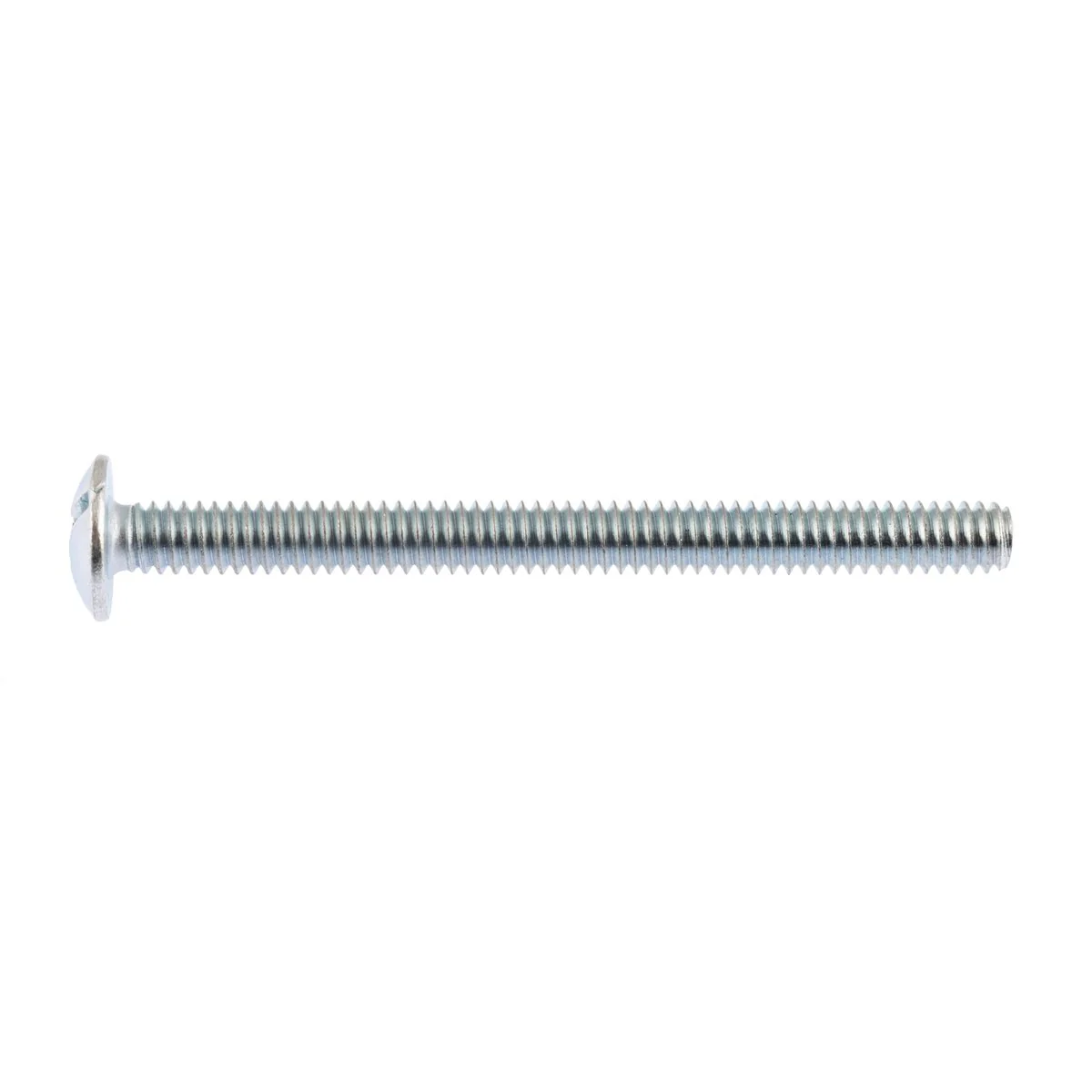 Zenith Mushroom Head Bolt - 1/4" x 75mm - Zinc Plated - 25 Pack - Image 2