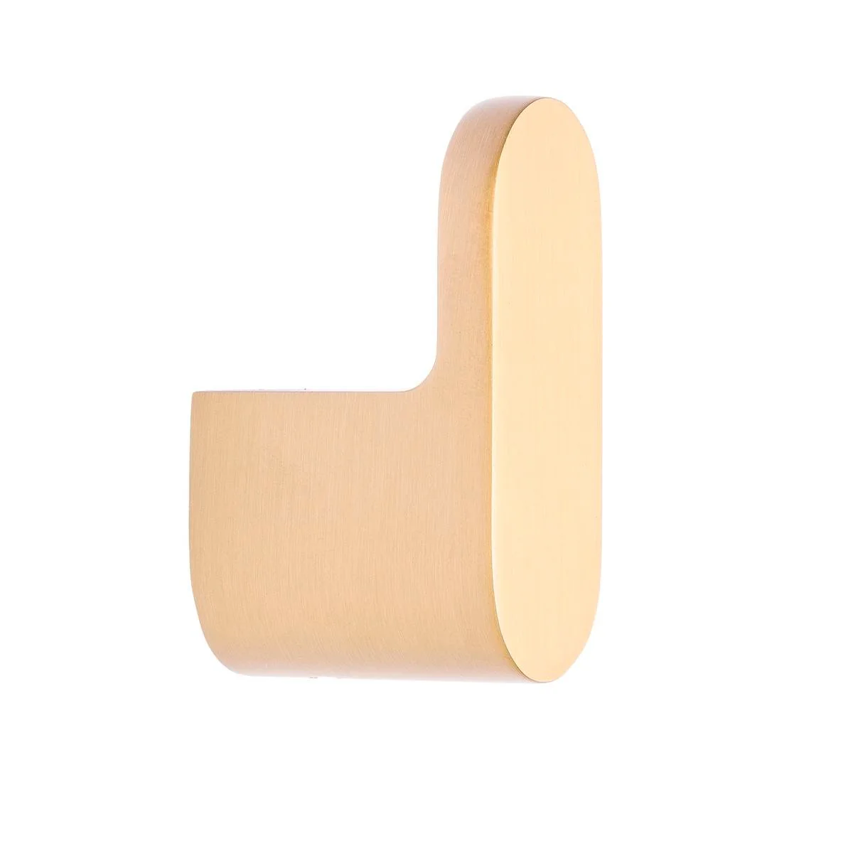 Zenith Robe Hook - 60mm - Solid Brass - Brushed Finish